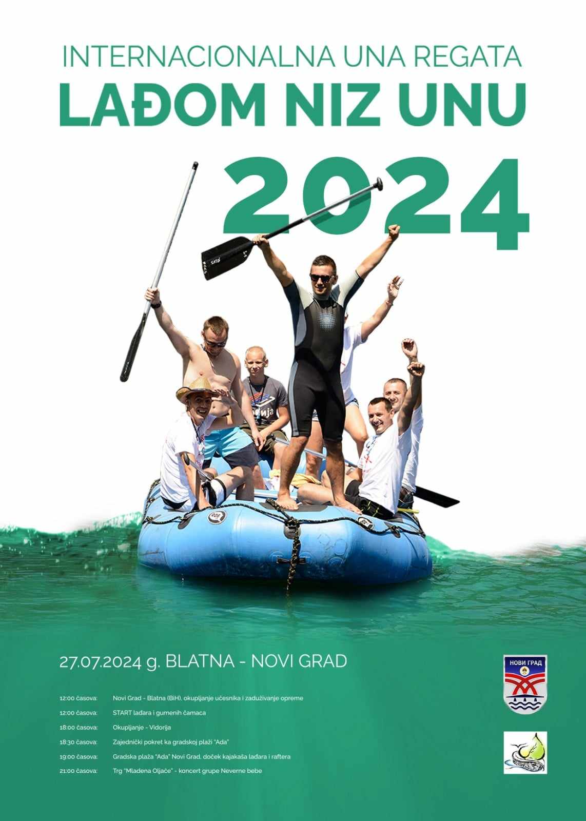 U subotu Regata na Uni, očekuje se 800 učesnika