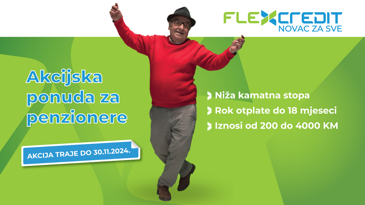 Akcijska ponuda kredita u Flex Creditu do 30.novembra!