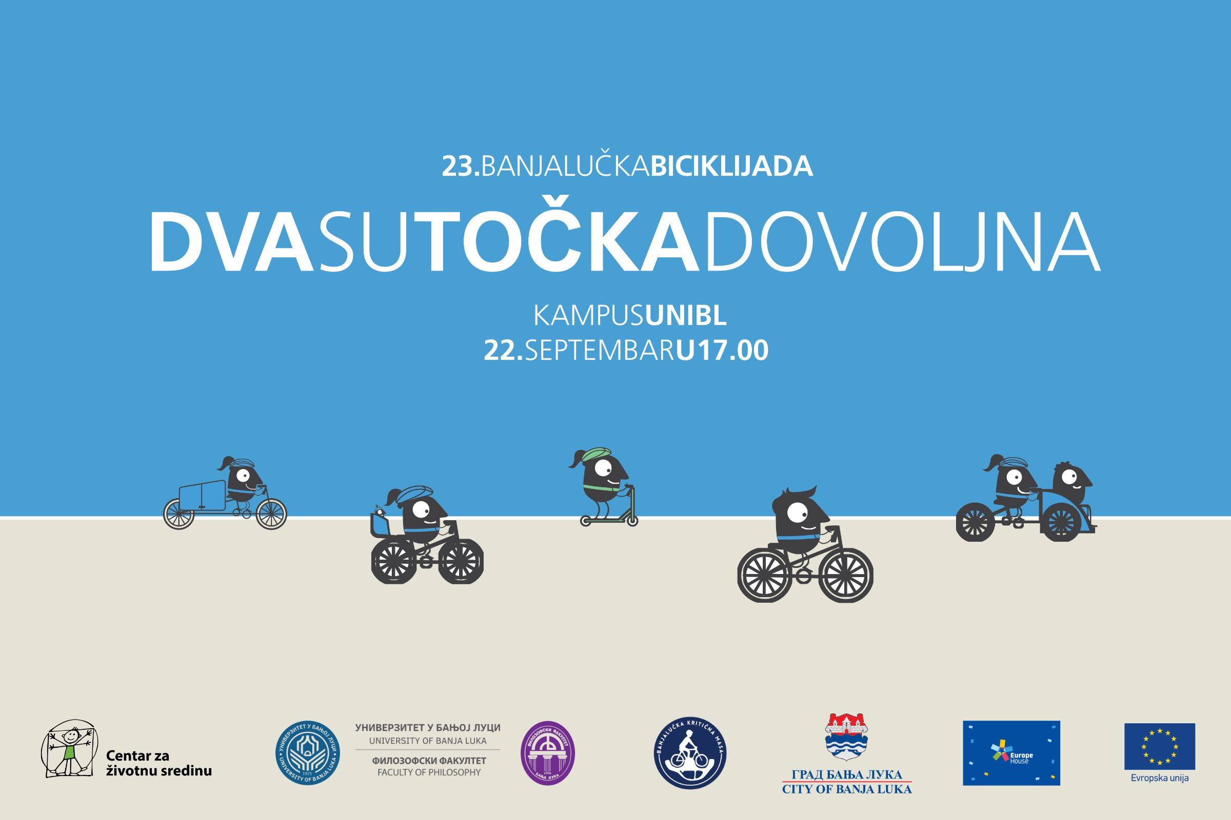 Banjalučka biciklijada u nedjelju Banjalučka biciklijada u nedjelju