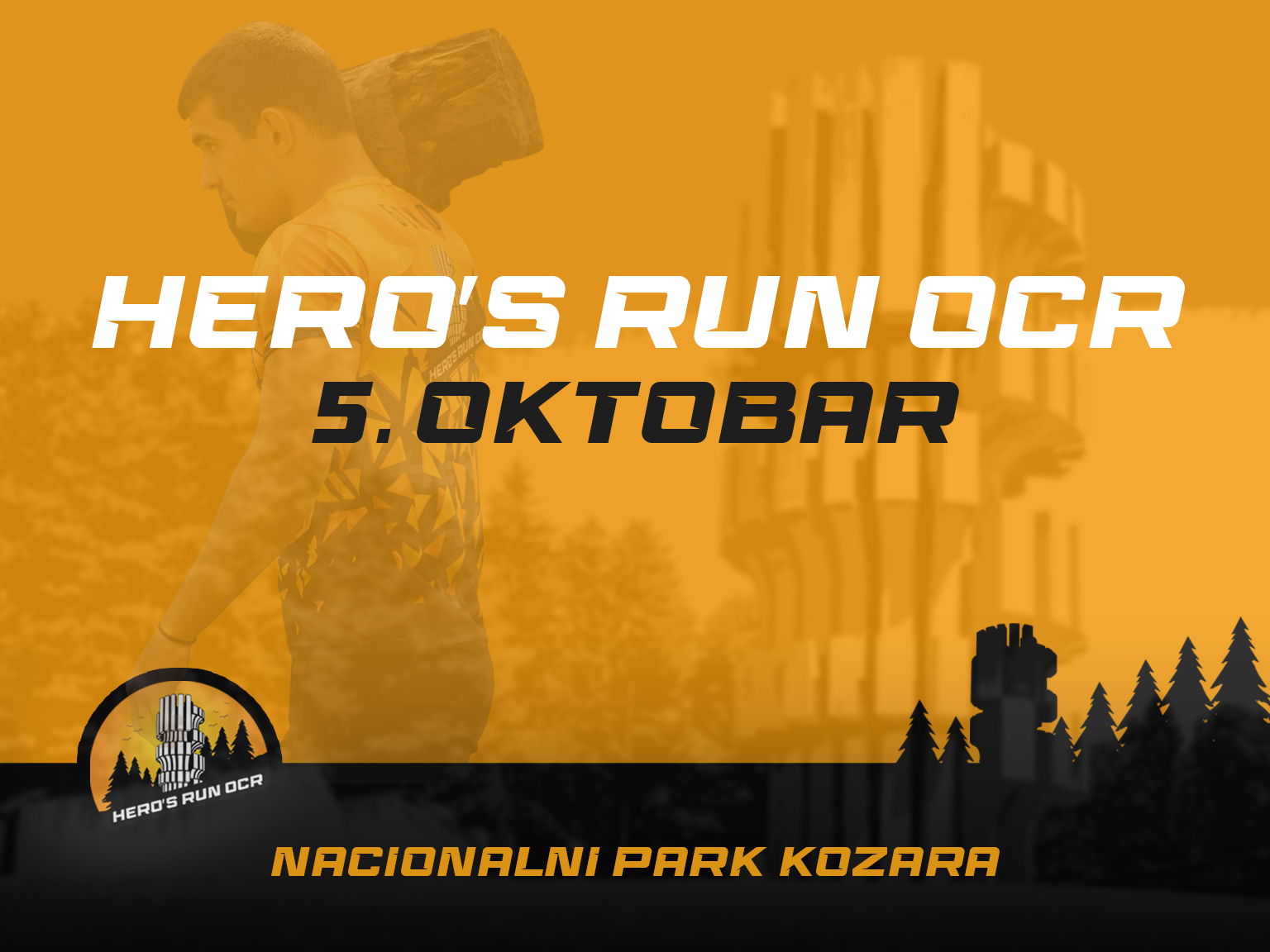 Trka sa preprekama “Hero`s Run OCR” 05. oktobra na Kozari