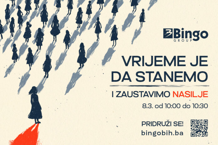 Kampanji Bingo Group protiv nasilja nad ženama za 24 sata se pridužilo više od 10.000 građana