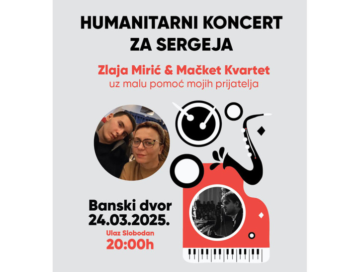 Banjalučki muzičari uz Sergeja: Humanitarni koncert za pomoć mladom Banjalučaninu Banjalučki muzičari uz Sergeja: Humanitarni koncert za pomoć mladom Banjalučaninu