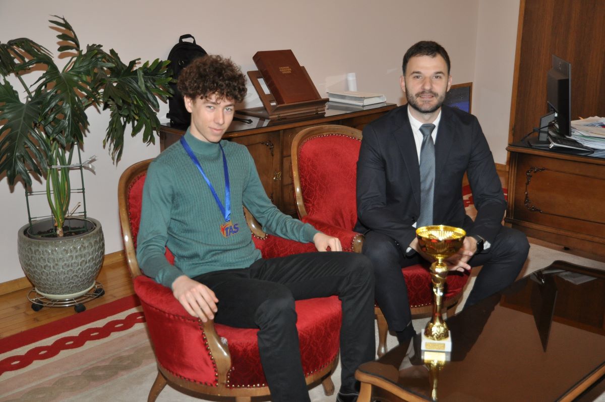 Gradonačelnik Prijedora Slobodan Javor upriličio prijem za Danila Vukotića