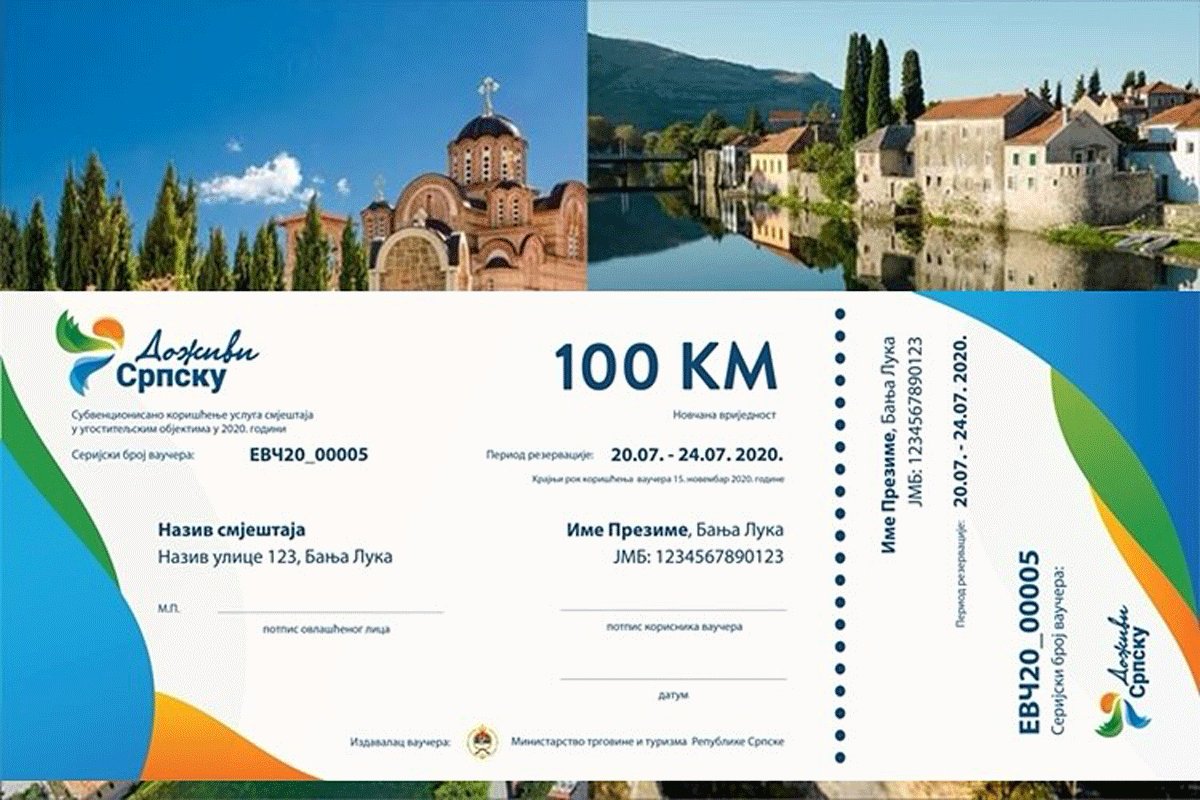 Poziv ugostiteljima i agencijama da se prijave za turističke vaučere Poziv ugostiteljima i agencijama da se prijave za turističke vaučere