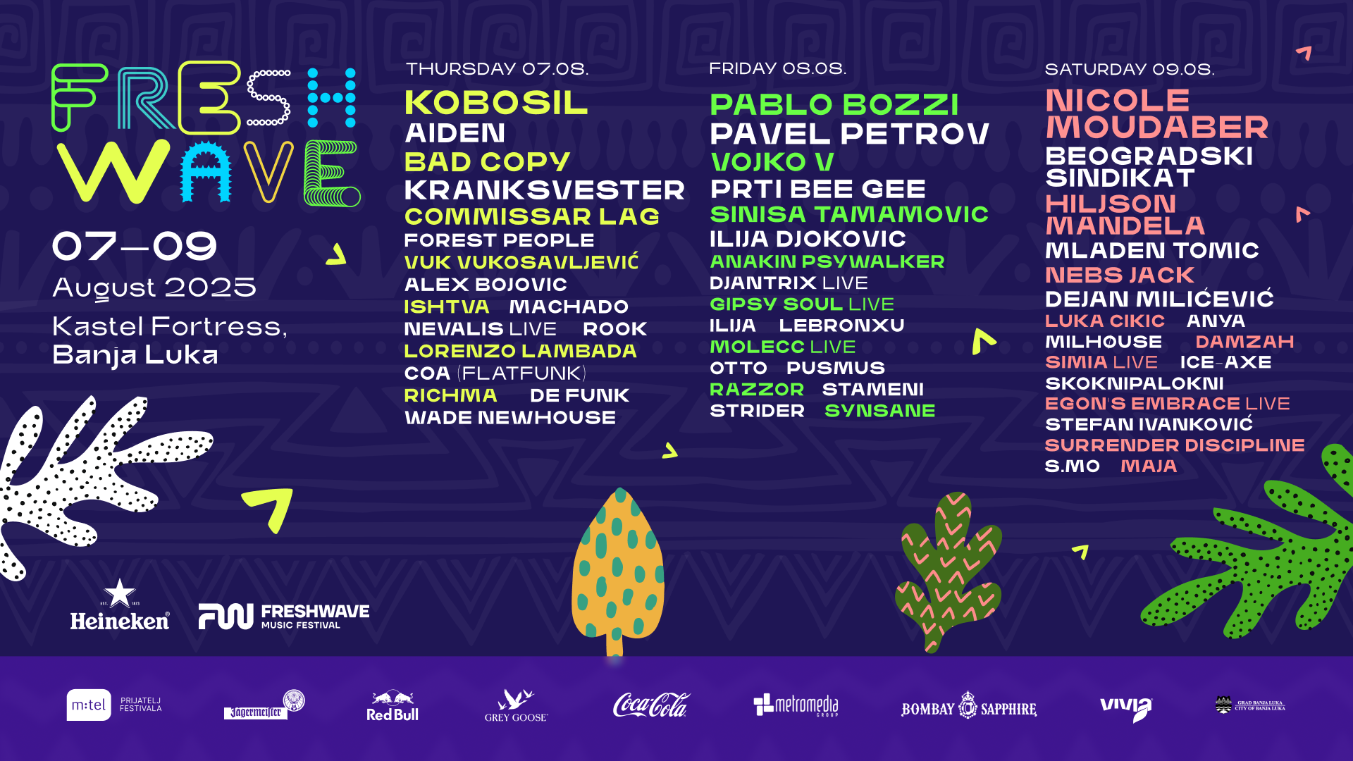 “Freshwave” festival predstavio konačan lineup: Od svjetskih techno ikona do regionalnih zvijezda “Freshwave” festival predstavio konačan lineup: Od svjetskih techno ikona do regionalnih zvijezda