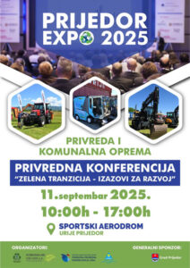 Sutra Sajam komunalne opreme i prateće industrije “EXPO Prijedor 2025” Sutra Sajam komunalne opreme i prateće industrije “EXPO Prijedor 2025”