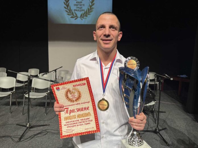 Bokser Nikola Ivković najbolji sportista Prijedora Bokser Nikola Ivković najbolji sportista Prijedora